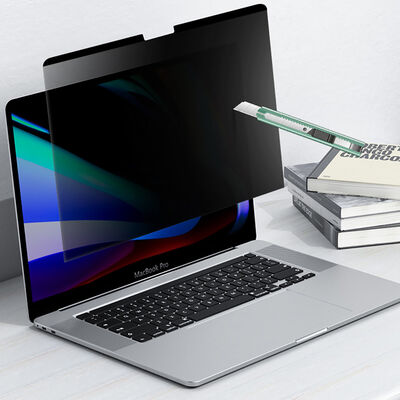 Apple Macbook Pro 16.2 2023 A2780 Wiwu iPrivacy Magnetik Hayalet Ekran Koruyucu - 6