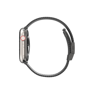 Apple Watch 10 42mm Amazingthing Titan Metal Hasır Kordon - 12