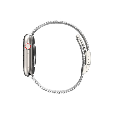 Apple Watch 10 42mm Amazingthing Titan Metal Hasır Kordon - 4