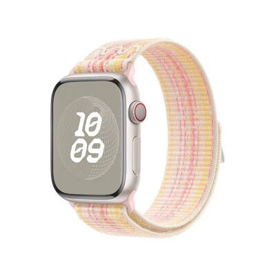 Apple Watch 10 42mm KRD-91 Hasır Kordon Strap Kayış - 1