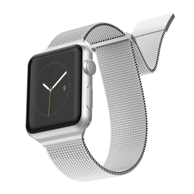 Apple Watch 10 42mm Raptic Mesh Band Serisi Metal Hasır Kordon - 3