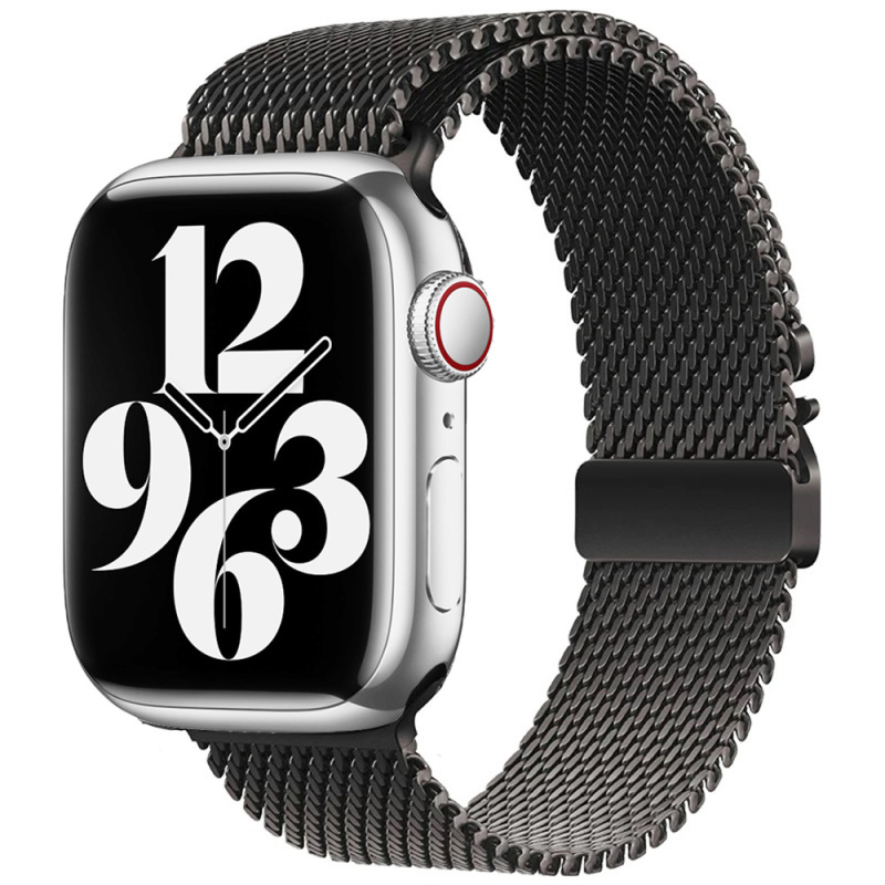 Apple Watch 10 42mm Zore KRD-121 Metal Hasır Kordon - 9