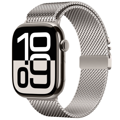 Apple Watch 10 42mm Zore KRD-121 Metal Hasır Kordon - 5