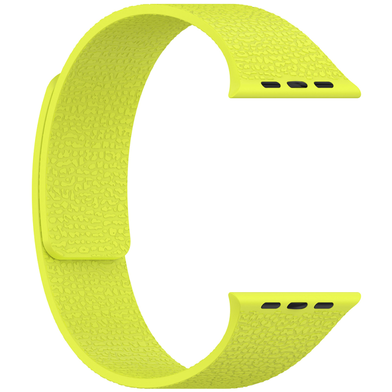 Apple Watch 10 42mm Zore KRD-136 Kabartma Desenli Silikon Kordon - 13