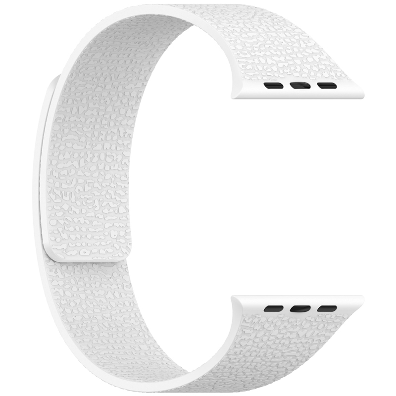 Apple Watch 10 42mm Zore KRD-136 Kabartma Desenli Silikon Kordon - 14