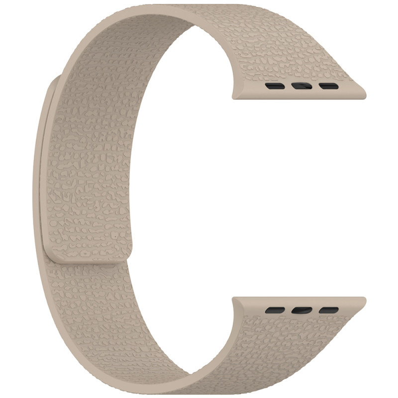 Apple Watch 10 42mm Zore KRD-136 Kabartma Desenli Silikon Kordon - 12
