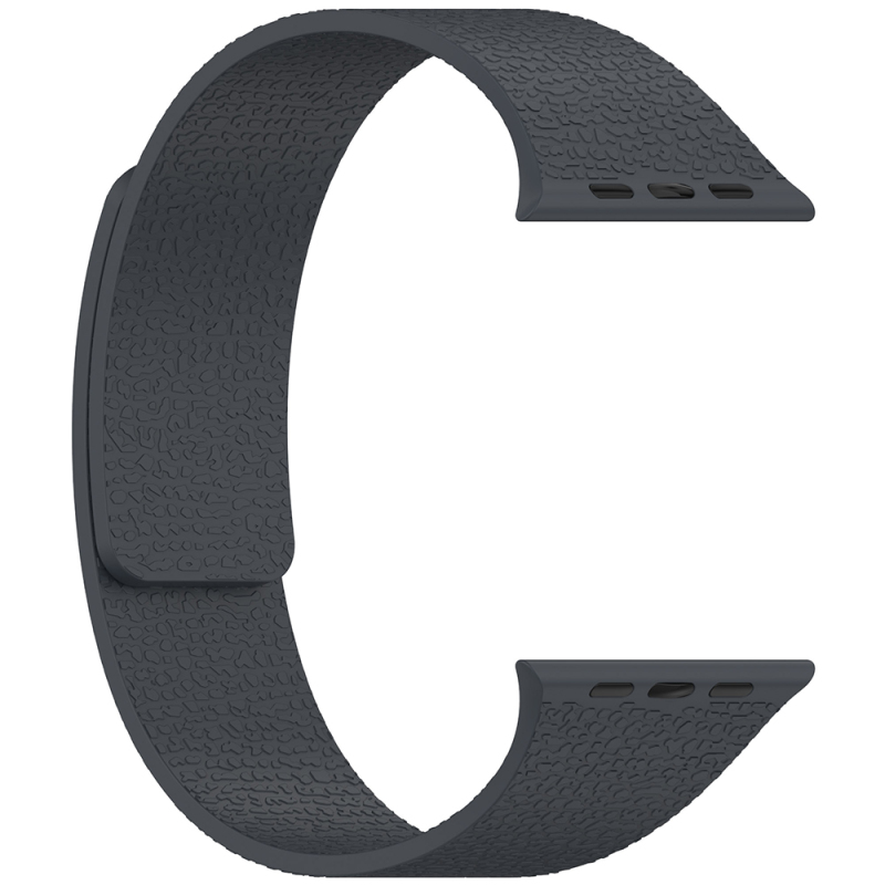 Apple Watch 10 42mm Zore KRD-136 Kabartma Desenli Silikon Kordon - 15