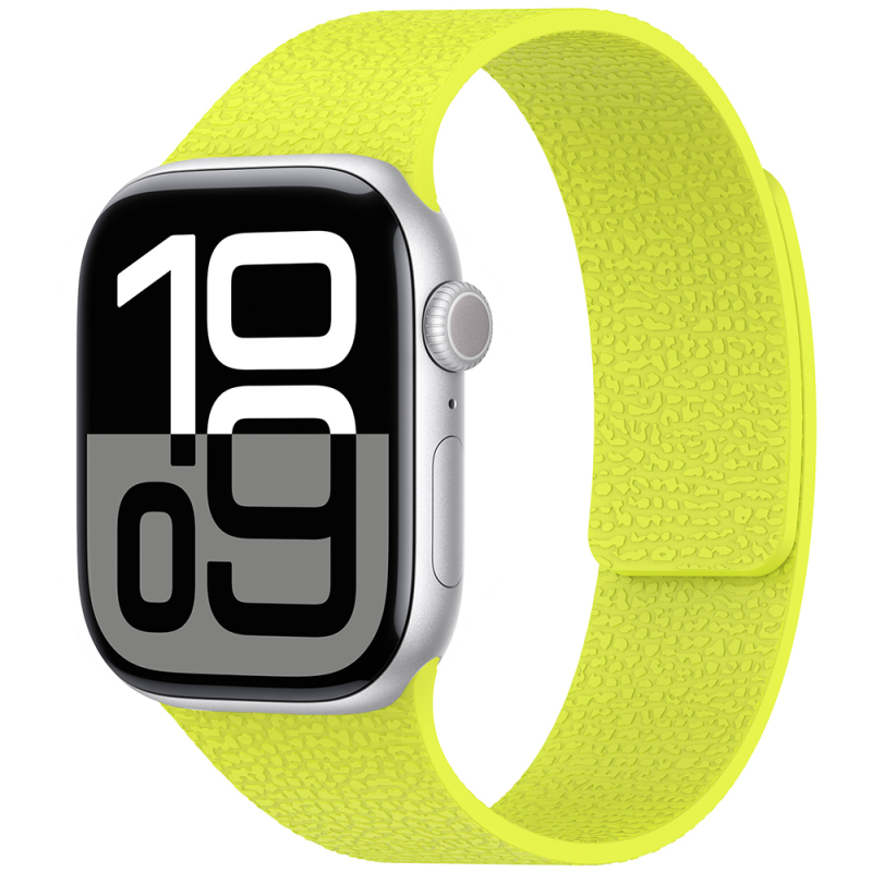 Apple Watch 10 42mm Zore KRD-136 Kabartma Desenli Silikon Kordon - 9