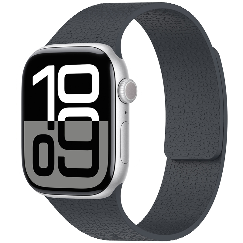 Apple Watch 10 42mm Zore KRD-136 Kabartma Desenli Silikon Kordon - 8