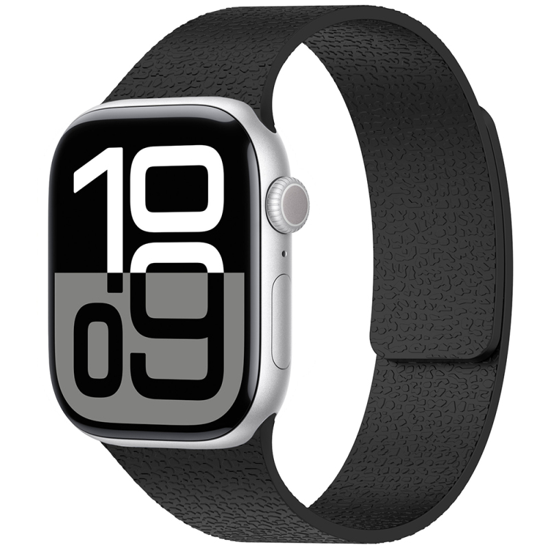 Apple Watch 10 42mm Zore KRD-136 Kabartma Desenli Silikon Kordon - 5