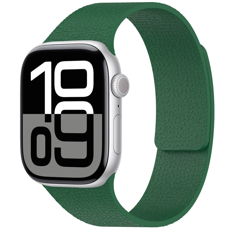 Apple Watch 10 42mm Zore KRD-136 Kabartma Desenli Silikon Kordon - 2