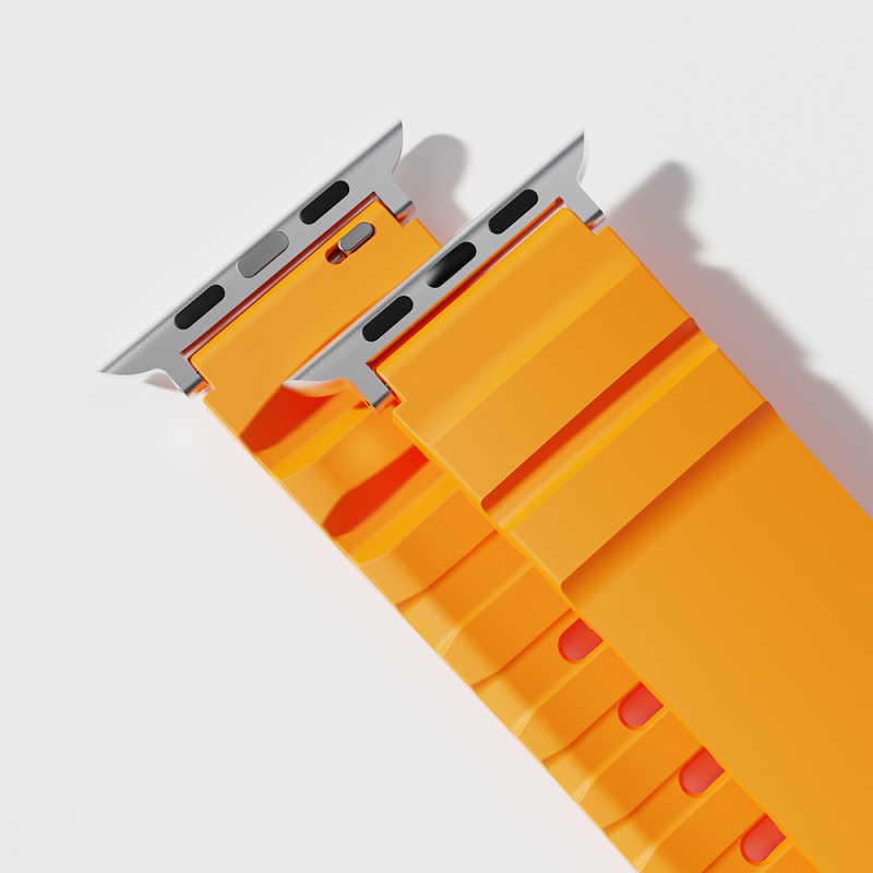 Apple Watch 10 42mm Zore KRD-143 Silikon Kordon - 34