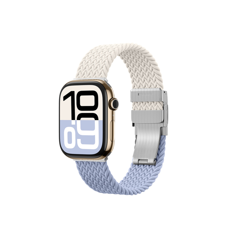 Apple Watch 10 46mm Amazingthing Glamour Blend Hasır Kordon - 5