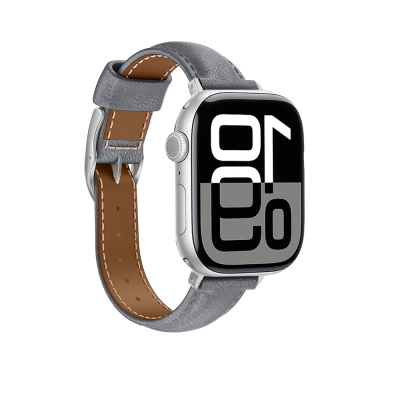 Apple Watch 10 46mm Amazingthing Glamour Class Deri Kordon - 5