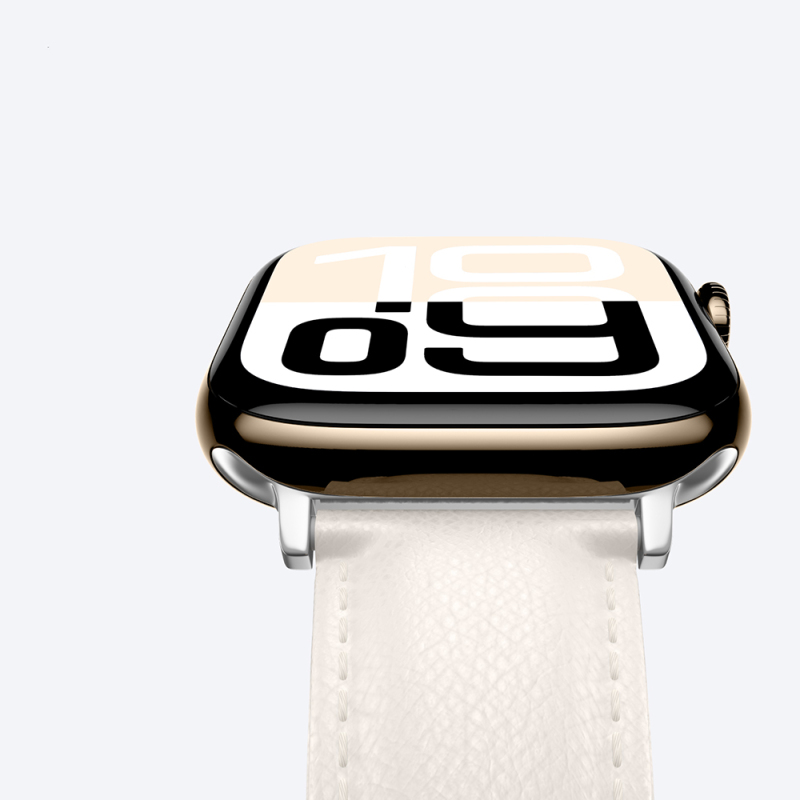 Apple Watch 10 46mm Amazingthing Glamour Class Deri Kordon - 12