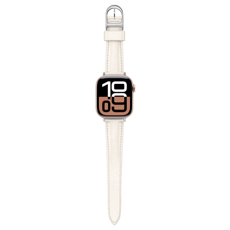 Apple Watch 10 46mm Amazingthing Glamour Class Deri Kordon - 16