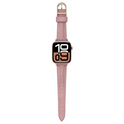 Apple Watch 10 46mm Amazingthing Glamour Class Deri Kordon - 22