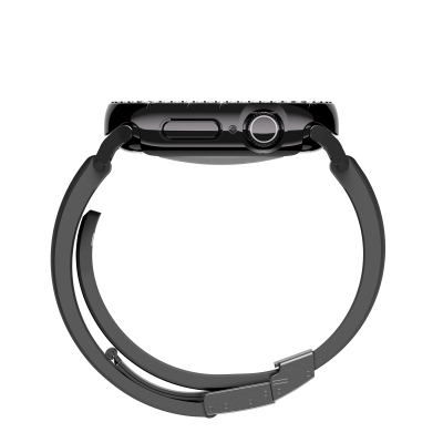 Apple Watch 10 46mm Amazingthing Gleam Fit FullGuard Taşlı Sert PC Kasa ve Ekran Koruyucu - 16