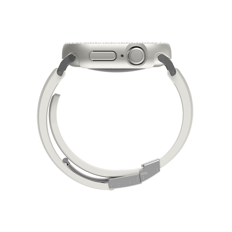 Apple Watch 10 46mm Amazingthing Gleam Fit FullGuard Taşlı Sert PC Kasa ve Ekran Koruyucu - 21