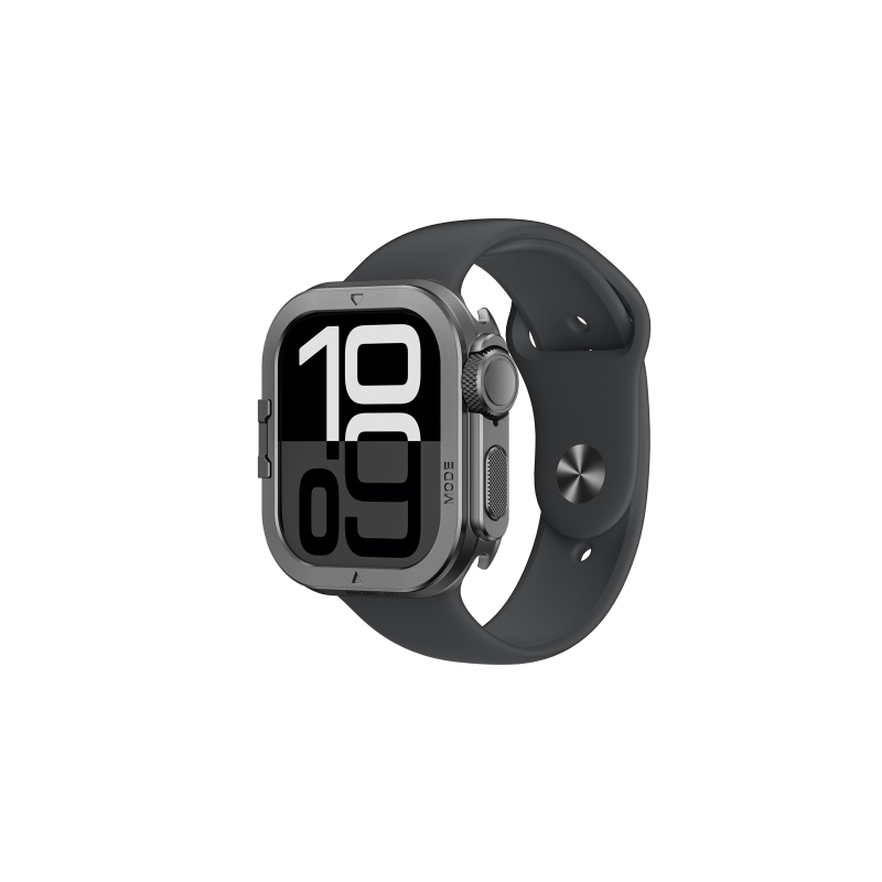 Apple Watch 10 46mm Amazingthing Premium Armor Fit FullGuard Metal Case and Screen Protector - 1