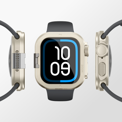 Apple Watch 10 46mm Amazingthing Premium Armor Fit FullGuard Metal Kasa ve Ekran Koruyucu - 11