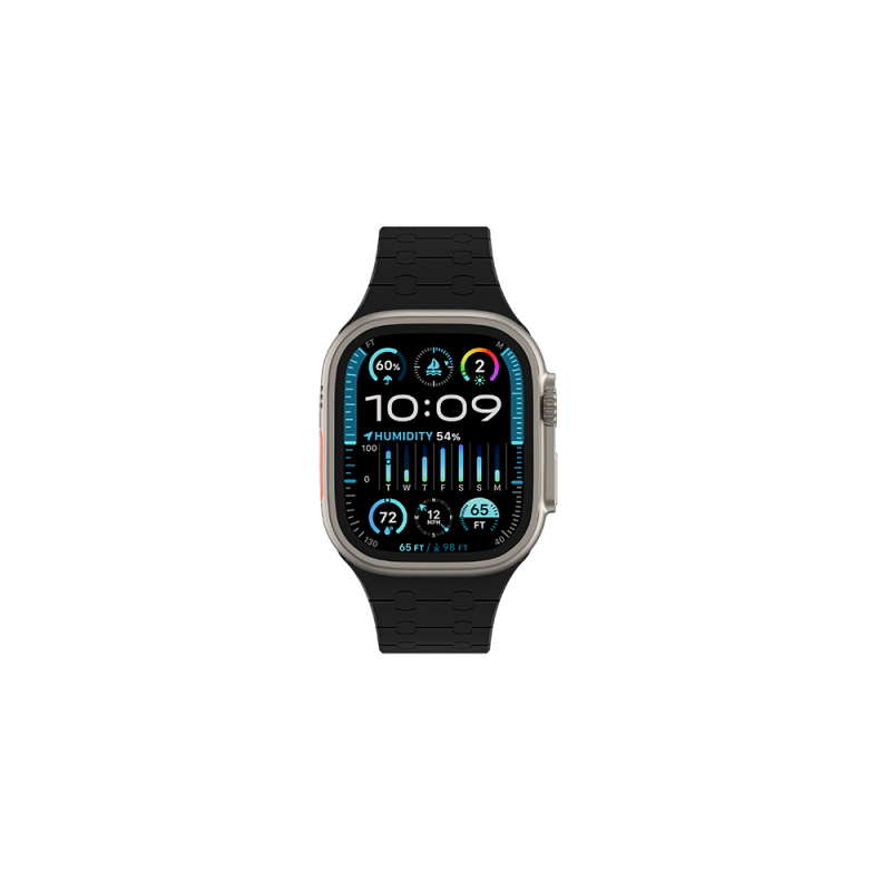 Apple Watch 10 46mm Amazingthing Smoothie Sport Magnetik Tak Çıkar Silikon Strap Kayış - 11