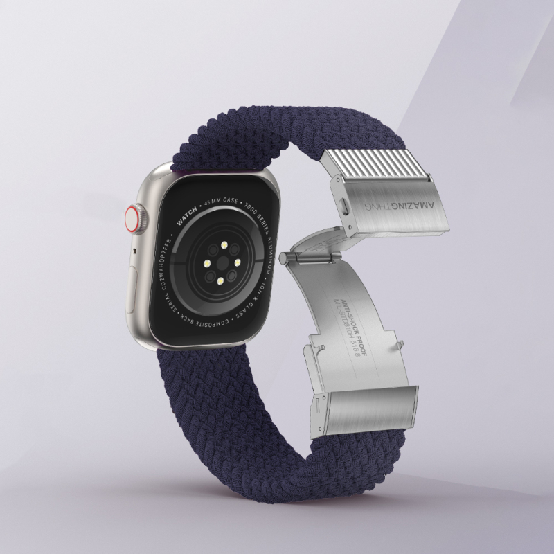 Apple Watch 10 46mm Amazingthing Titan Weave 2 Sport Örgü Kordon - 6