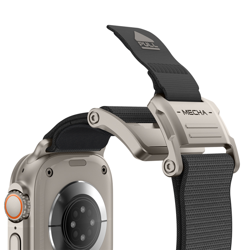 Apple Watch 10 46mm Mohseven iWatch Mecha Sport Hasır Kordon - 30