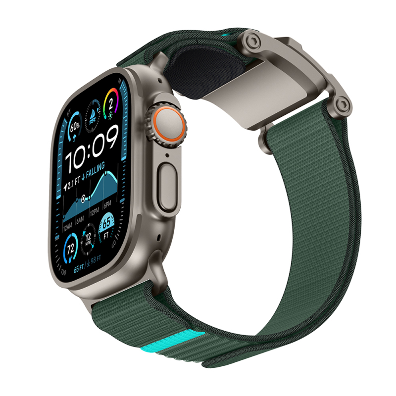 Apple Watch 10 46mm Mohseven iWatch Mecha Sport Mesh Band - 6