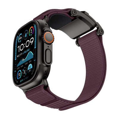 Apple Watch 10 46mm Mohseven iWatch Mecha Sport Silikon Kordon - 8