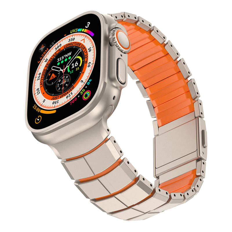 Apple Watch 10 46mm Mohseven iWatch Titancore No.1 Metal Band - 13