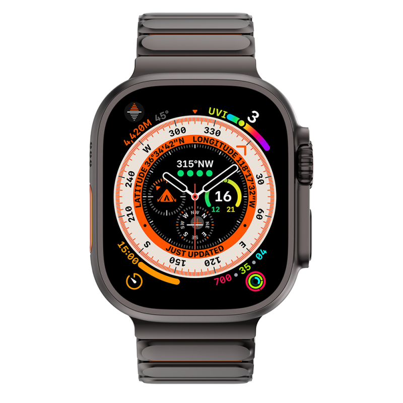 Apple Watch 10 46mm Mohseven iWatch Titancore No.2 Çelik Kordon - 3