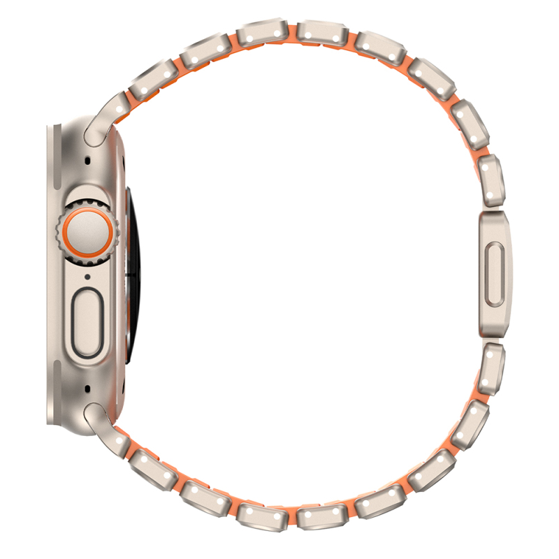 Apple Watch 10 46mm Mohseven iWatch Titancore No.2 Çelik Kordon - 6