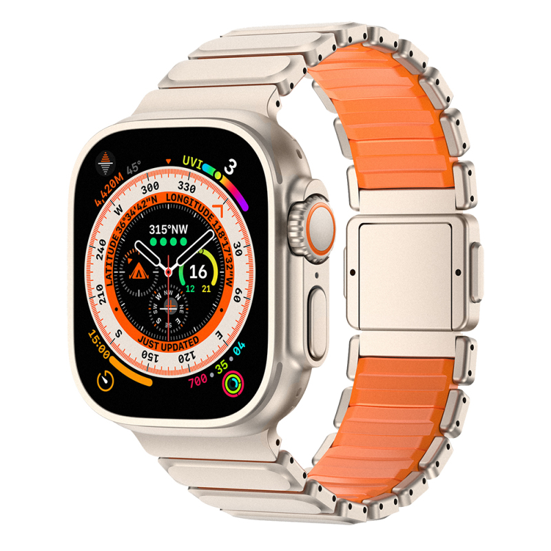 Apple Watch 10 46mm Mohseven iWatch Titancore No.2 Steel Band - 2