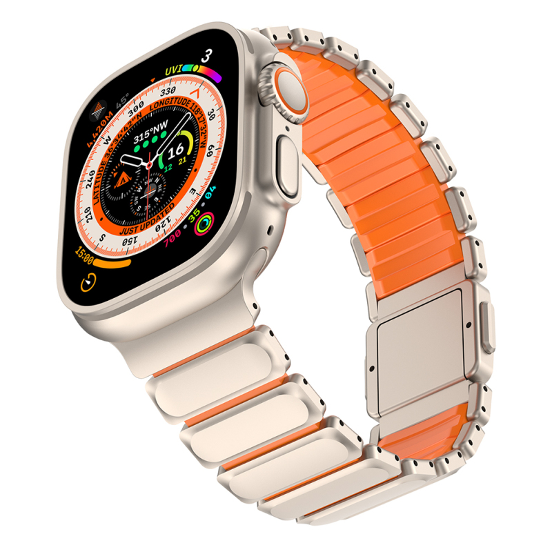 Apple Watch 10 46mm Mohseven iWatch Titancore No.2 Steel Band - 10