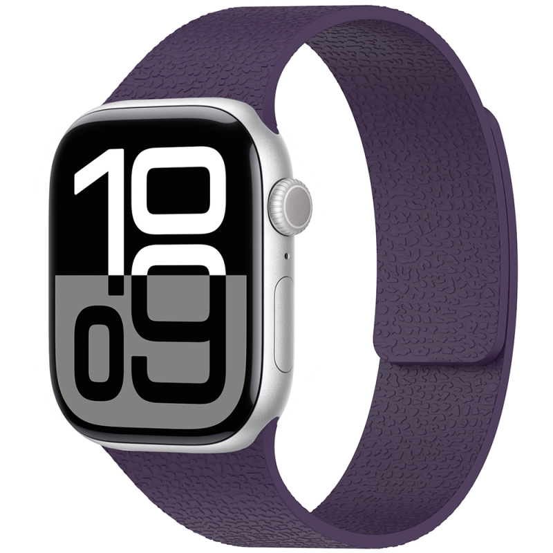 Apple Watch 10 46mm Zore KRD-136 Kabartma Desenli Silikon Kordon - 6