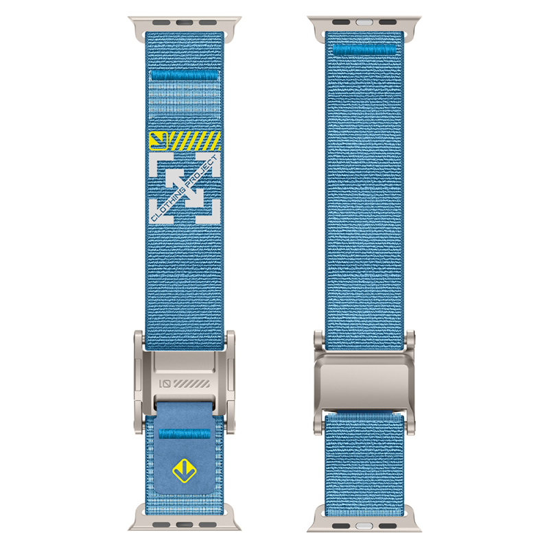 Apple Watch 10 46mm Zore KRD-154 Nylon Mesh Strap - 60