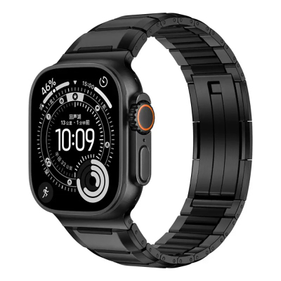 Apple Watch 10 46mm Zore KRD-155 Metal Silicone Band - 5