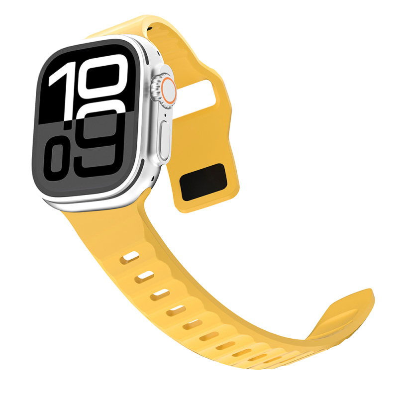 Apple Watch 10 46mm Zore KRD-160 Silikon Kordon Strap Kayış - 10