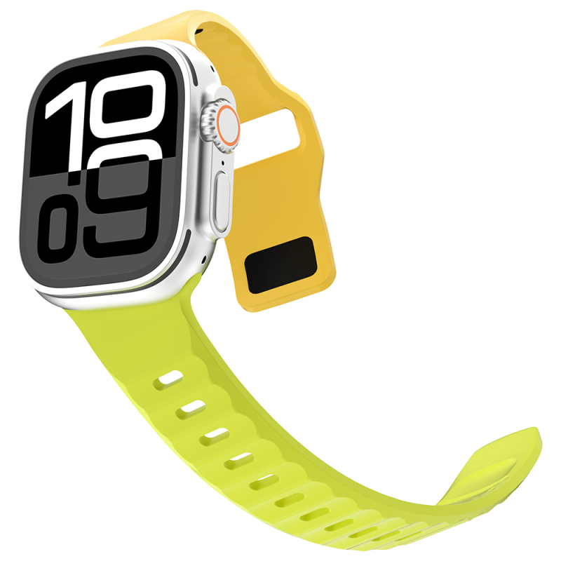 Apple Watch 10 46mm Zore KRD-160 Silikon Kordon Strap Kayış - 20