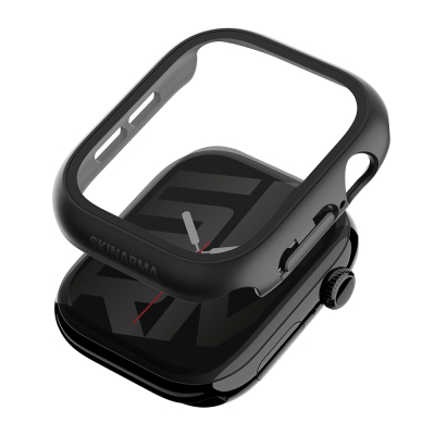 Apple Watch 12 42mm Case Skinarma Gado Hard Silicone Screen Protector - 1