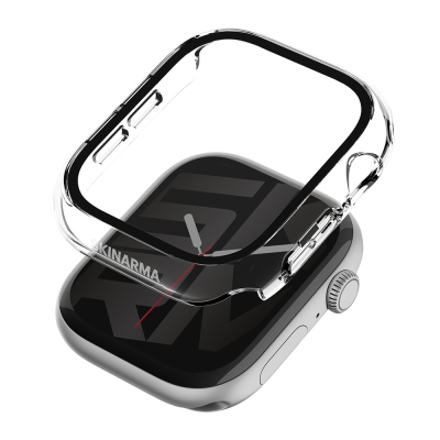 Apple Watch 12 46mm Skinarma Gado Sert Silikon Kasa ve Ekran Koruyucu - 1