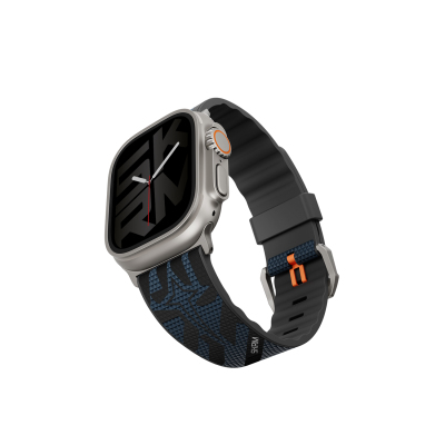 Apple Watch 12 46mm Skinarma Phantom Serisi Silikon Kordon - 2