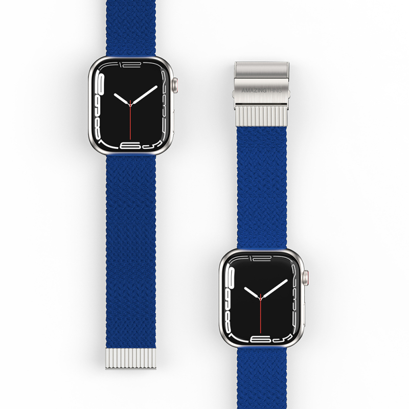 Apple Watch 38mm Amazingthing Titan Weave Örgü Sport Kordon - 11