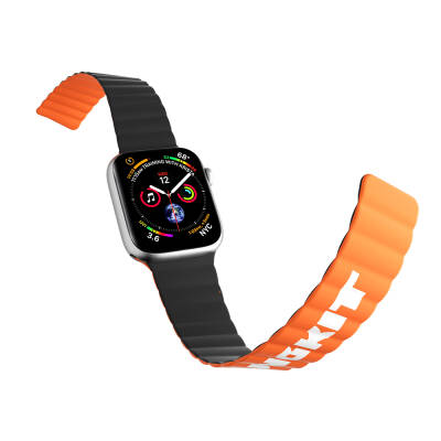 Apple Watch 38mm Band Youngkit Classical Magnetic Plug-in Silicone Strap Strap - 3