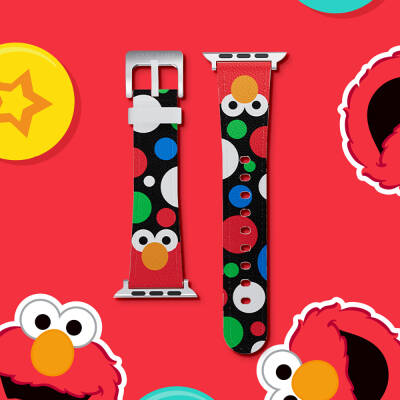 Apple Watch 38mm Casebang Sesame Street Series Leather Watch Band - 2