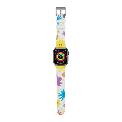 Apple Watch 38mm Casebang Sesame Street Series Leather Watch Band - 1