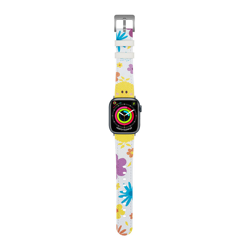 Apple Watch 38mm Casebang Sesame Street Series Leather Watch Band - 1