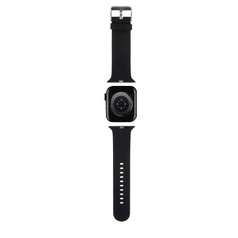 Apple Watch 38mm Karl Lagerfeld Original Licensed Iconic Karl & Choupette Logo Silicone Band - 3