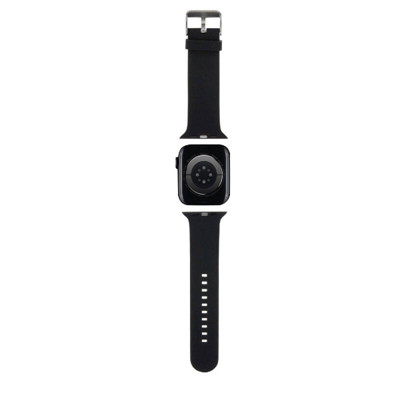 Apple Watch 40mm Karl Lagerfeld Orjinal Lisanslı İkonik Karl Head Logolu Silikon Kordon - 3